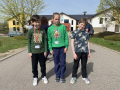 Siegertrio U12 Moritz Franke, Mattheo Gabriel Junge, Erik Heitmann